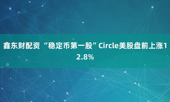 鑫东财配资 “稳定币第一股”Circle美股盘前上涨12.8%
