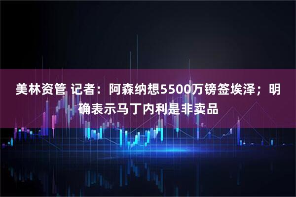 美林资管 记者：阿森纳想5500万镑签埃泽；明确表示马丁内利是非卖品