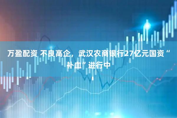 万盈配资 不良高企，武汉农商银行27亿元国资“补血”进行中